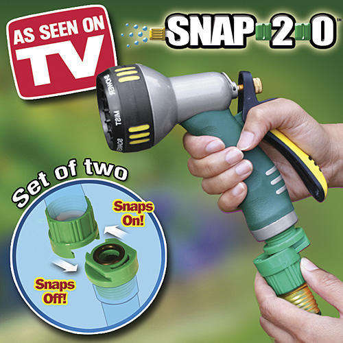 SNAP 2-0 as seen on TV - CONNECT A GARDEN HOSE IN JUST SECONDS