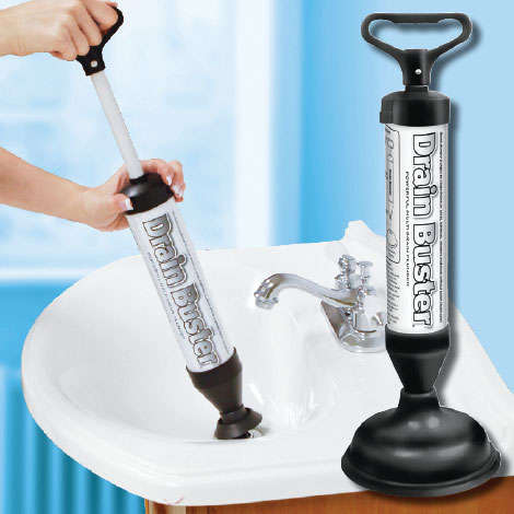 DRAIN BUSTER as seen on TV - POWERFUL MULTI-DRAIN PLUNGER