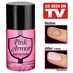 PINK ARMOR NAIL GEL as as seen on TV - GET PERFECT LOOKING NAILS