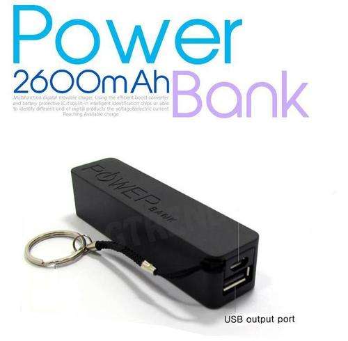 2600mAh MOBILE POWER BANK - CHARGE YOUR BATTERIES WHEREVER YOU ARE...