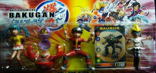 Bakugan Combo Set with Battle Brawlers, Metal Card and Figurines