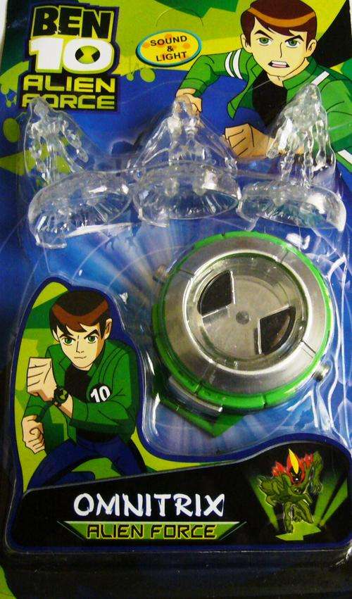 Ben 10 Omnitrix Watch with 3 figurines