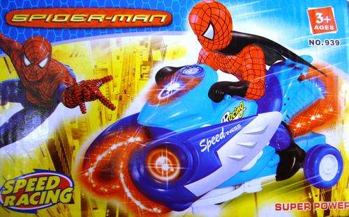 Spiderman Battery Operated Bike with Light and Sound