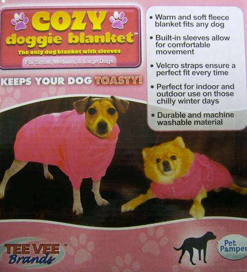 PINK COZY DOGGIE BLANKET