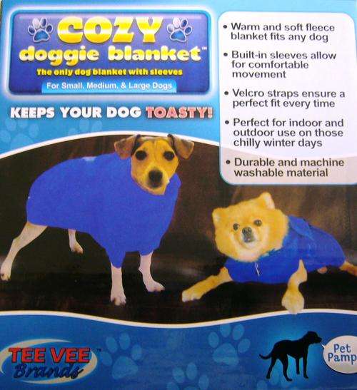 BLUE COZY DOGGIE BLANKET