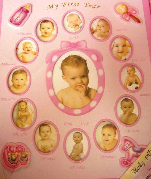 MY FIRST YEAR PINK BABY ALBUM