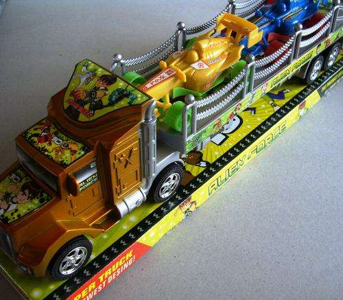 BEN 10 SUPER TRUCK WITH 2 RACING CARS