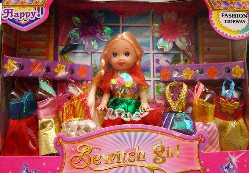 10 PIECE MINI COLLECTIBLE PRINCESS DOLL SET