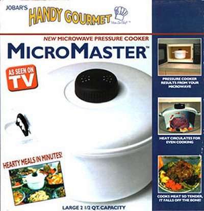 MICROMASTER MICROWAVE PRESSURE COOKER as seen on TV
