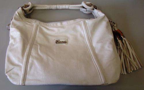 WHITE GUCCI HANDBAG
