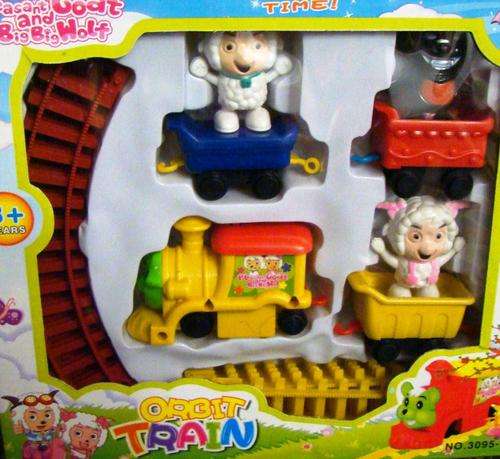 BILLY GOAT AND BIG BAD WOLF ORBIT TRAIN SET