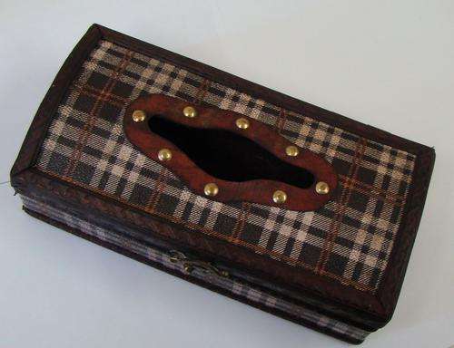 WOODEN TISSUE BOX HOLDER OR STORAGE BOX