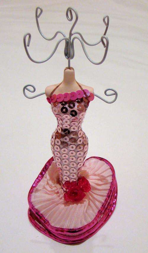 ELEGANT DESIGNER PINK JEWELLERY DISPLAY STAND...