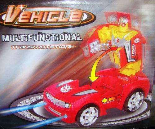 NEW!! BATTERY OPERATED TRANSMUTATION CAR - CAR TRANSMUTATES INTO ROBOT