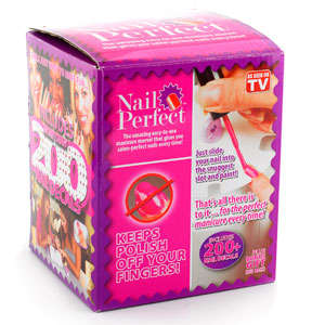 NAIL PERFECT KIT as seen on TV + 200 FREE NAIL DECORATIONS