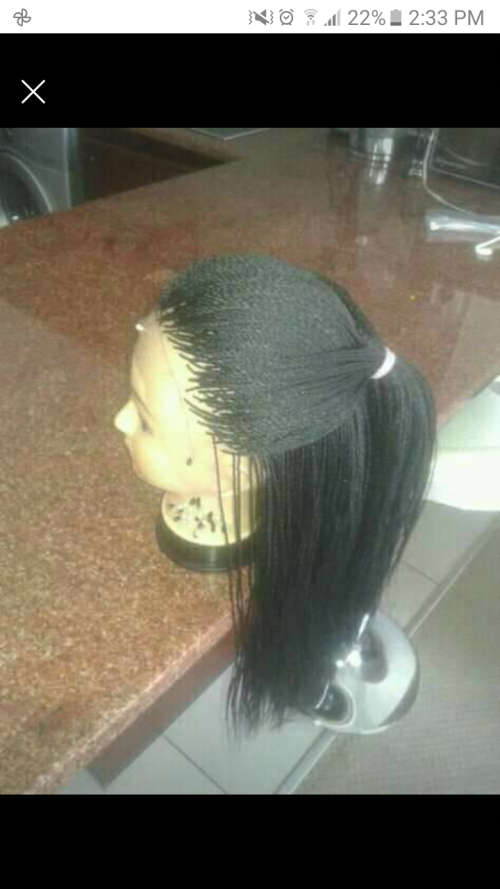 Full frontal Braids  twist wig