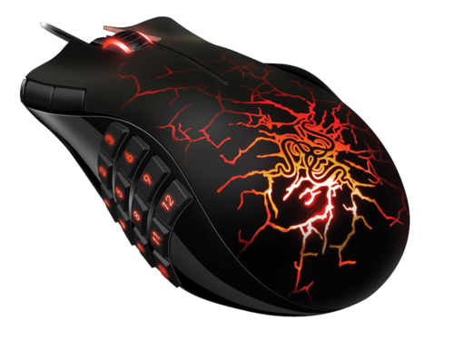 Razer Naga Molten Gaming Mouse! 17 Programmable Buttons!