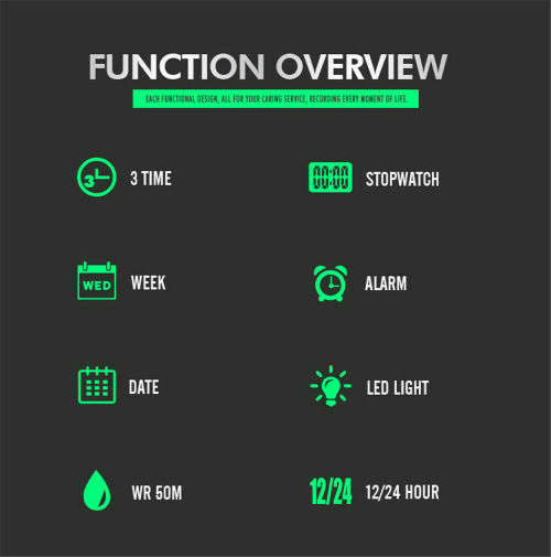 SKMEI 1637 Digital Men Watch Shockproof Wristwatch Fashion Sport Alarm Male Watches