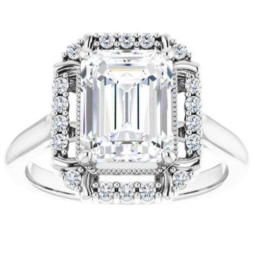 White 1CT 5*7MM D color Emerald Cut VVS1 With Certificate Moissanite Loose Gemstone Excellent Cut