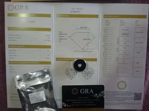 D Colour VVS1 6.5MM*6.5MM 1.00Ct Heart Shape White Moissanite 100% Genuine Loose With Certificate