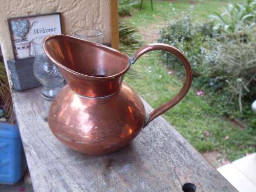 GORGEOUS COPPER JUG WITH THE DE KLERK MARKINGS