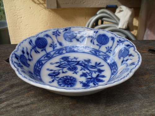 BEAUTIFUL ANTIQUE 1900-1905 JOHNSON BROTHERS BLUE FLOW "HOLLAND" SMALL BOWL NO. 2