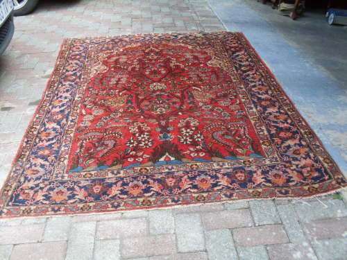 GOING VINTAGE ON THIS ONE! BEAUTIFUL PERSIAN HAMADAN??? TREE OF LIFE HAND KNOTTED CARPET. STUNNING!!