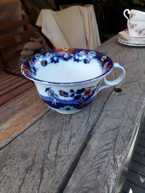 ANTIQUE VINTAGE ARTHUR J WILKINSON FOR ROYAL STAFFORDSHIRE POTTERY JUMBO CUP ORIENTAL "PEKIN"