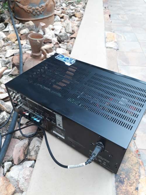 4 MR_TABLET WOW, FANTASTIC BLACK DENON SURROUND RECEIVER (AMPLIFIER) MODEL AVR-X520BT. 7 MONTHS OLD