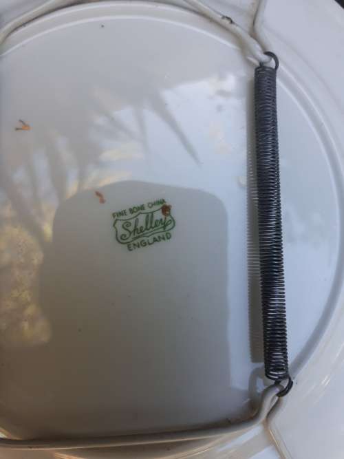 SHELLEY ENGLAND, FINE BONE CHINA SIDE PLATE 15CM, BEAUTIFUL SMALL FLORAL ROSES PANSIES ETC. GORGEOUS