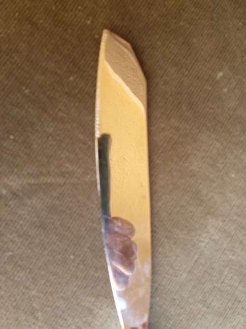 VINTAGE SILEA FRANCE ROPE / TASSEL DECORATED HANDLES CAKE LIFT AND KNIFE