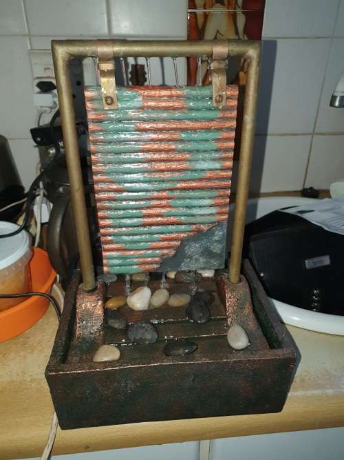 for ASLAMSULAMAN INDOOR TABLE OR DESK TOP WATER FEATURE FOUNTAIN + STONES