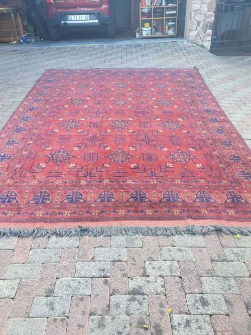STUNNING LARGE FINELY HAND KNOTTED AFGHAN ORIENTAL KHAL MOHAMMADI CARPET WITH UNDERFELT