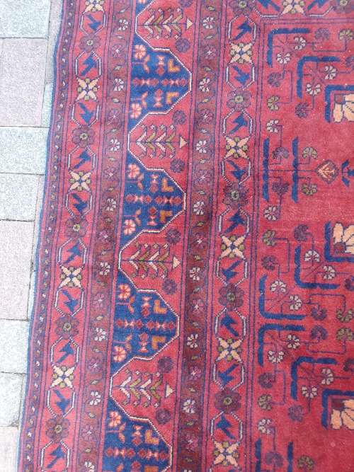 STUNNING LARGE FINELY HAND KNOTTED AFGHAN ORIENTAL KHAL MOHAMMADI CARPET WITH UNDERFELT