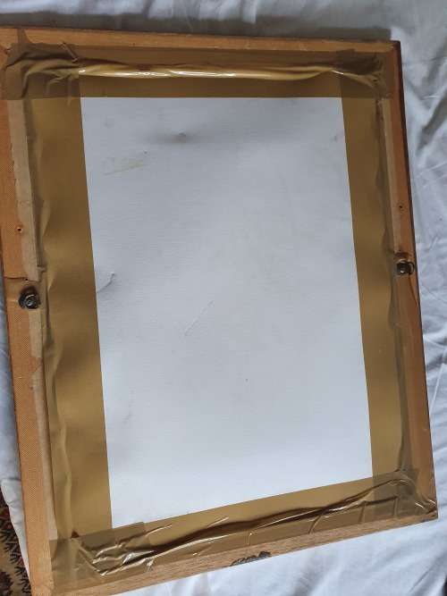 lOVELY MIXED MEDIA ARTWORK BY CONTEMPORARY SOUTH AFRICAN ARTIST THANDO NGWENYA "ZOLA BUDD"