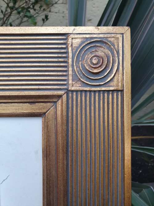 LARGE FRAMED PRINT OF ABSTRACT PERSON NO GLASS LOOKS FRENCH??