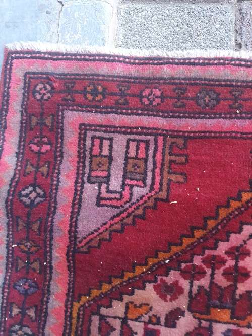 REDUCED LUSH and PLUSH PERSIAN HAND KNOTTED RUG, GEOMETRIC, FLORAL and ANIMALS