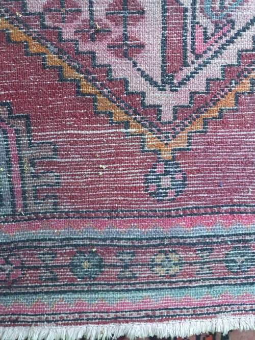 REDUCED LUSH and PLUSH PERSIAN HAND KNOTTED RUG, GEOMETRIC, FLORAL and ANIMALS