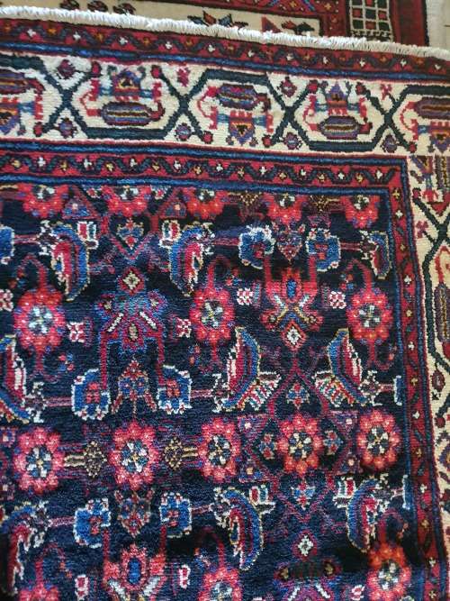 FOR JOHANN BEAUTIFUL NEW HAND KNOTTED PERSIAN RUNNER CARPET 410CM  BY 110CM FLORAL DARKER TONES