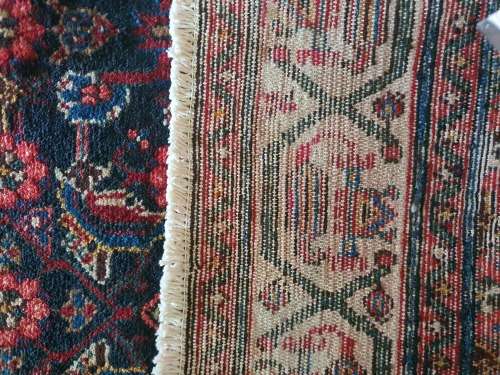 FOR JOHANN BEAUTIFUL NEW HAND KNOTTED PERSIAN RUNNER CARPET 410CM  BY 110CM FLORAL DARKER TONES