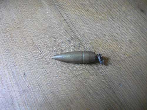 UNUSUAL REAL BULLET PENDANT (NO CHAIN)