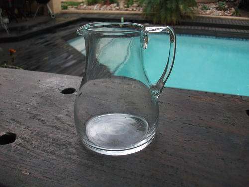 VERY NICE & SIMPLE GLASS MILK JUG OR CREAMER