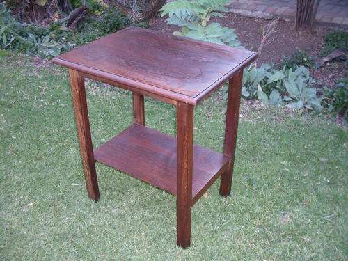2nd OF THE MAGNIFICENT VINTAGE TWO TIER SOLID PARTRIDGE WOOD OCCASIONAL TABLE