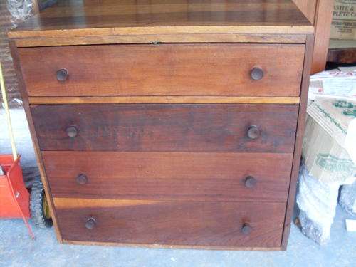 GORGEOUS KIAAT 1940'S CHEST OF DRAWERS WITH WRITING BUREAU COMPARTMENT