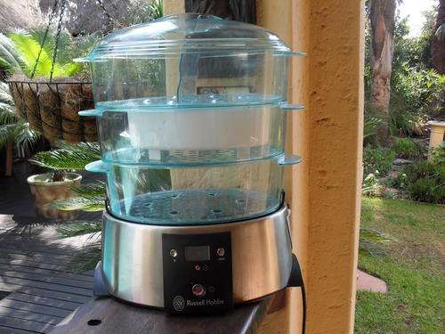 Russell Hobbs 3 tier Satin Finish Steamer NICE!!!!!!!Save about 50%