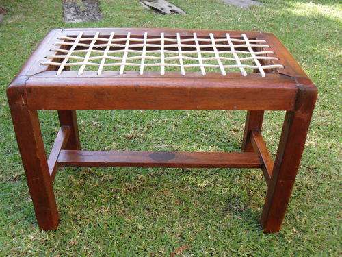 VINTAGE TEAK,  RIEMPIES STOOL NICE SIZE!