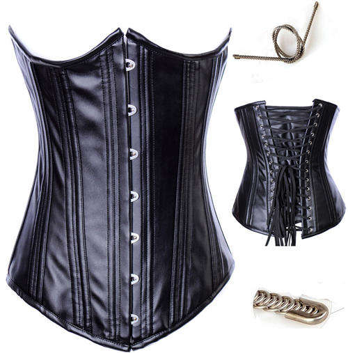 Faux leather underbust Waist Training Corset