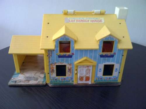 Vintage fisher price little people family house 1969 #952