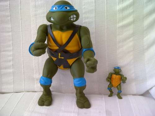 13 inch Leonardo TMNT, 1989, mirage studios, playmates toys