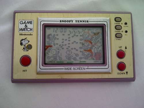 Snoopy Tennis Nintendo game and watch (working condition, has wear and tear) see pictures
